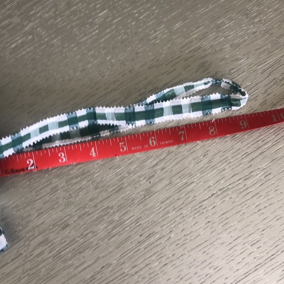 Rosie Assoulin Plaid Green and White Bustier Crop Top Size 10 - Picture 14 of 14